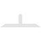 Ekena Millwork Portland Architectural Grade PVC Gable Bracket, 72"W x 24"H x 2"D x 6"F, 8/12 Pitch GBP072X24X0206POR00 - alternate 5